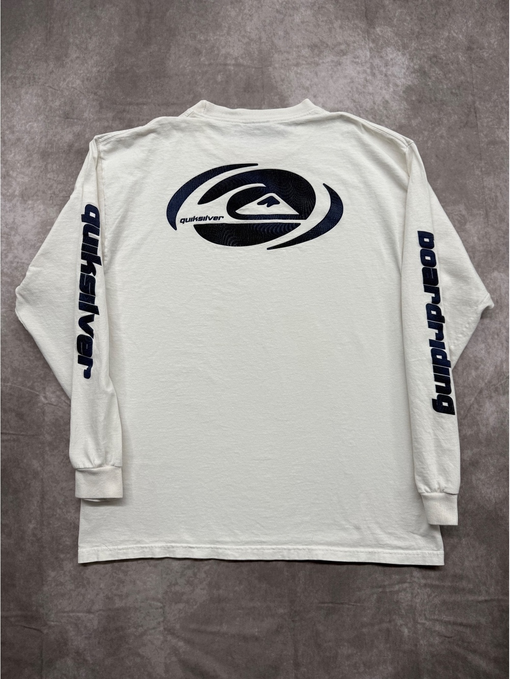 Vintage 00s Quiksilver Long Sleeve Boardriding Y2k Graphic Tee L